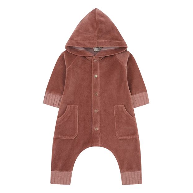 Argos Velvet Hooded Jumpsuit-product
