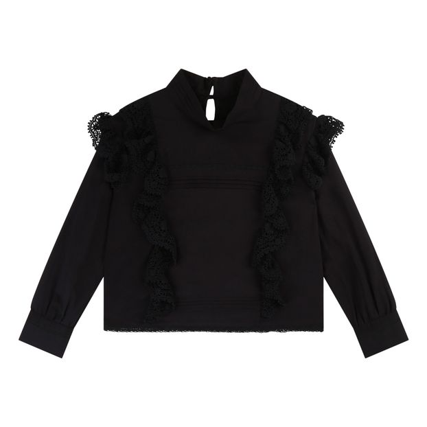 Lace Ruffled Blouse-product