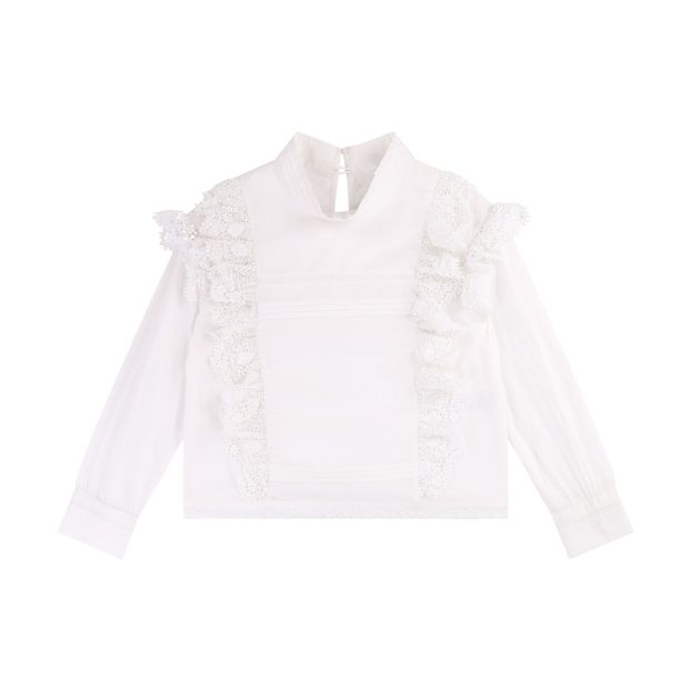 Lace Ruffled Blouse-product