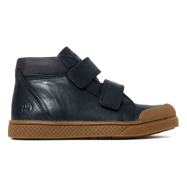 Baskets Cuir Montantes Scratchs Hi-product