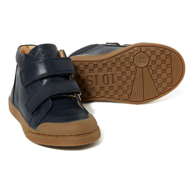 Baskets Cuir Montantes Scratchs Hi-product