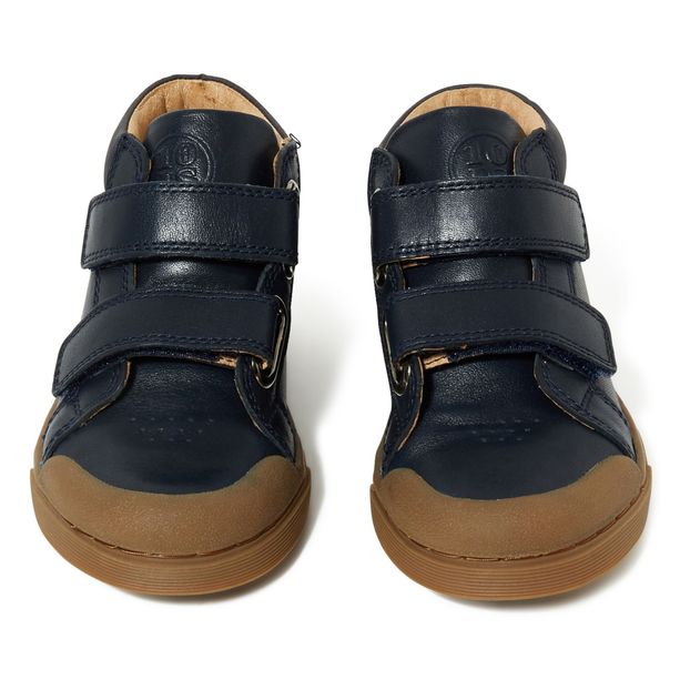 Baskets Cuir Montantes Scratchs Hi-product