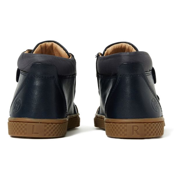 Baskets Cuir Montantes Scratchs Hi-product