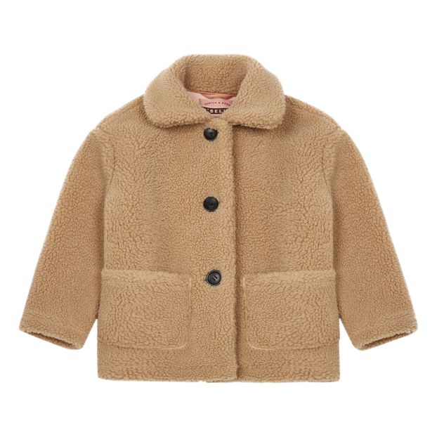 Manteau Boutonné Façon Fourrure Sherpa-product