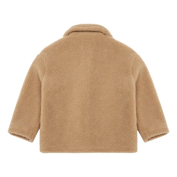 Manteau Boutonné Façon Fourrure Sherpa-product
