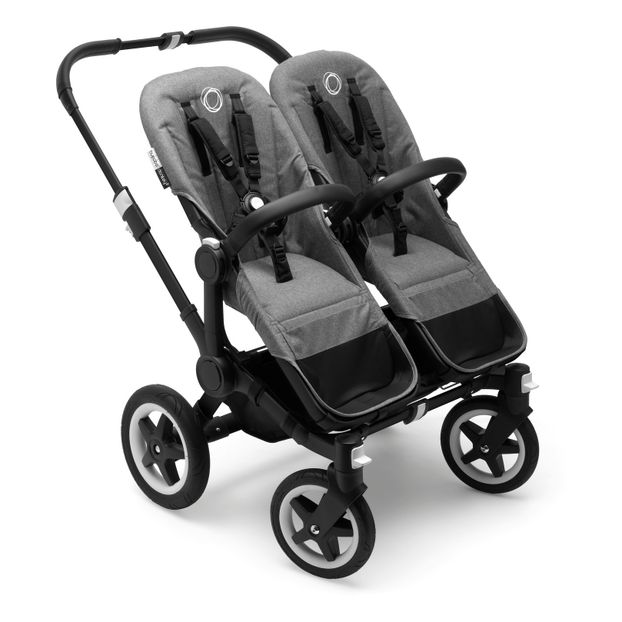 Donkey² Twin Pushchair with Black Frame-product