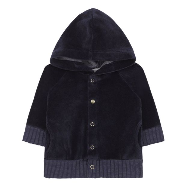 Volos Velvet Hooded Jacket-product