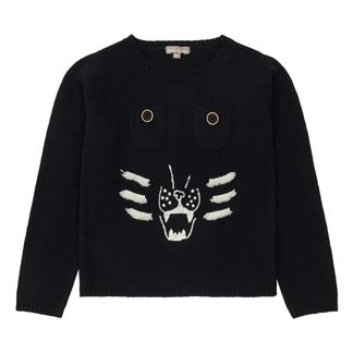 Emile et Ida Pullover handgestrickt Tiger-listing