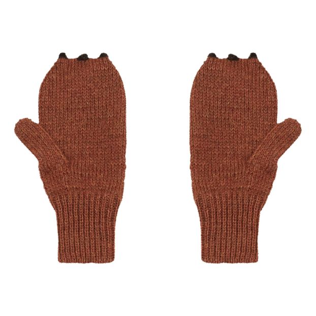 Squirrel Baby Alpaca Wool Mittens-product