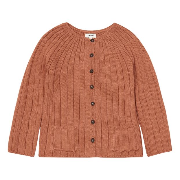 Cardigan a costine baby alpaca -product