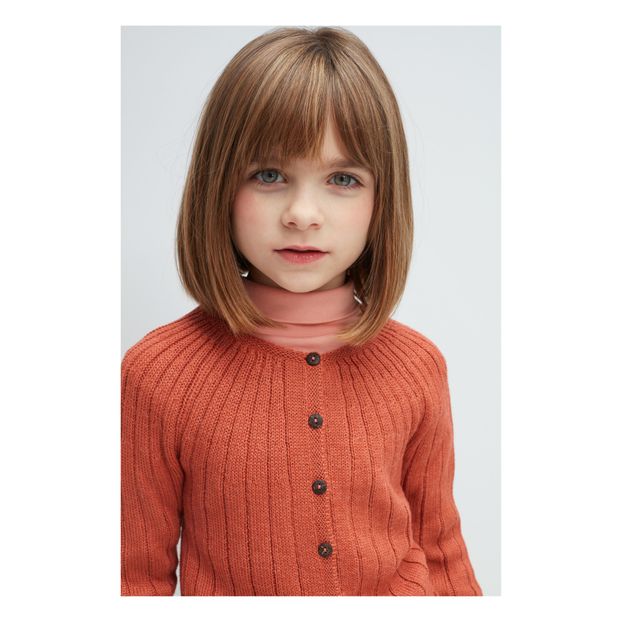 Cardigan a costine baby alpaca -product