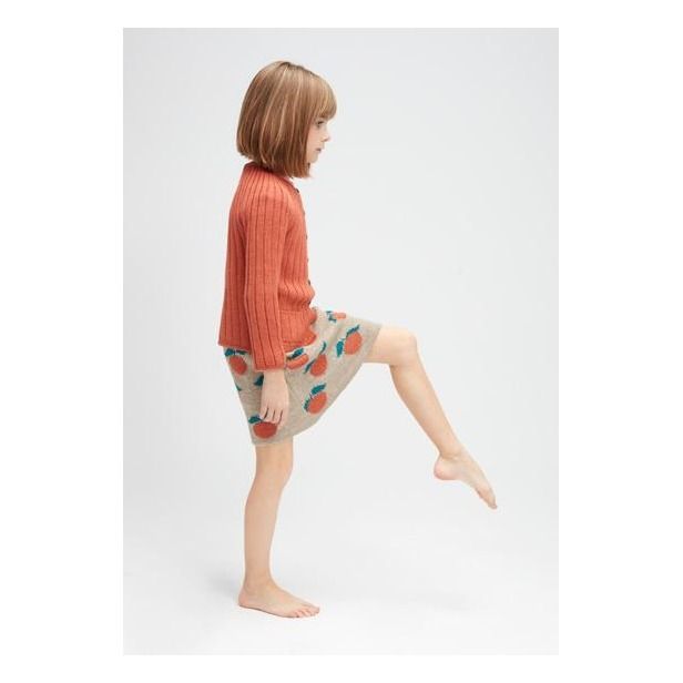 Cardigan a costine baby alpaca -product