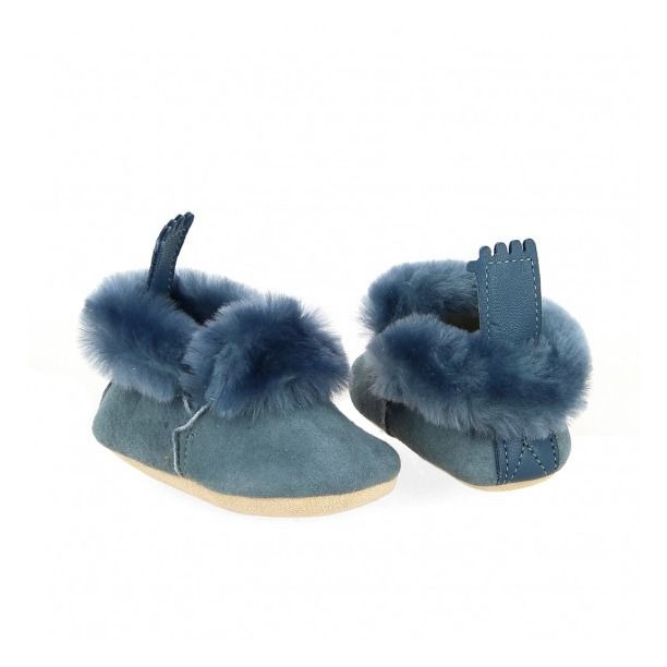 Chaussons Cuir Fourrés Minion-product