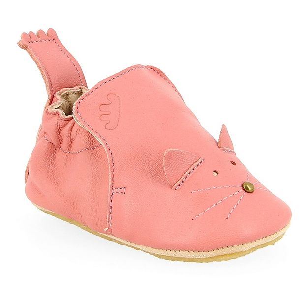 Chaussons Cuir Blublu Chat-product