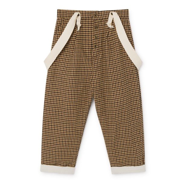 Houndstooth Trousers with Suspenders-product