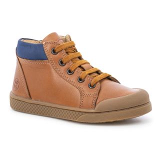 10 IS Hohe Turnschuhe Leder mit Schnürsenkeln Lace-listing