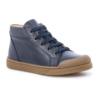 10 IS Hohe Turnschuhe Leder mit Schnürsenkeln Lace-listing