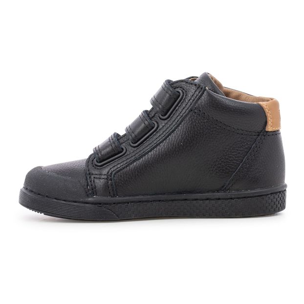 Baskets Cuir Montantes Scratchs Ten-product