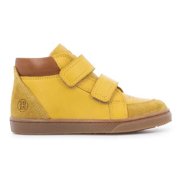 Baskets Cuir Montantes Scratchs Base-product