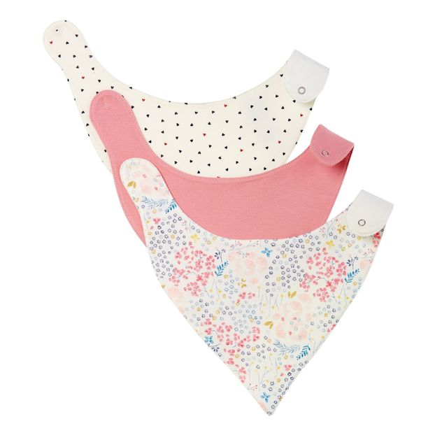 Lot de 3 Bandana Bavoirs Porcelaine-product