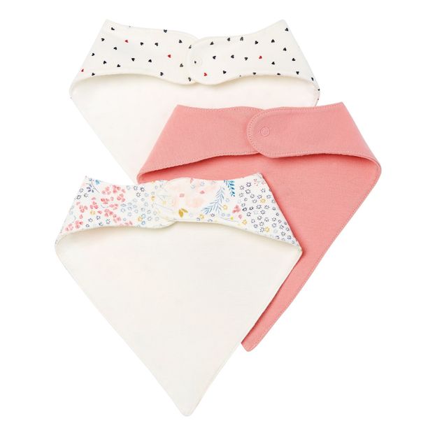 Lot de 3 Bandana Bavoirs Porcelaine-product