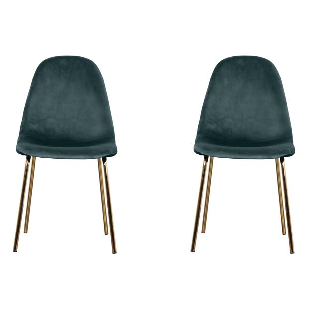 Chaise en velours - set de 2-product