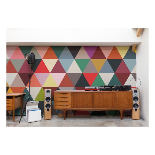 Mosaic Triangles 182x280cm Wallpaper - 2 strips-product