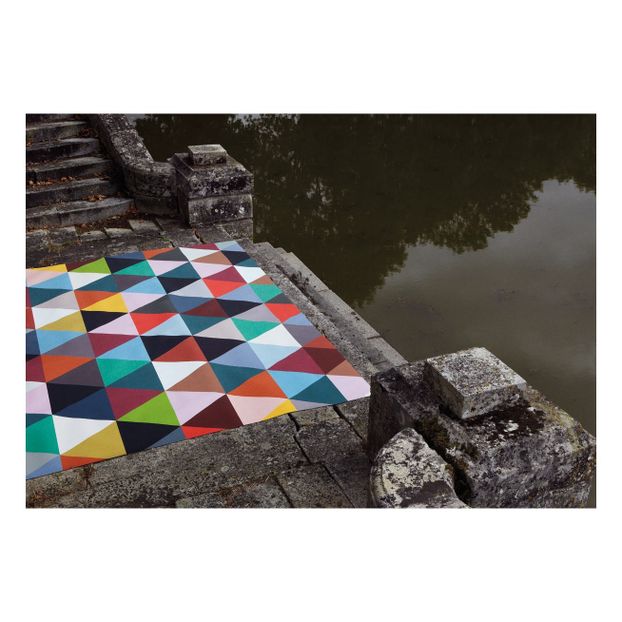Mosaic Triangles 182x280cm Wallpaper - 2 strips-product