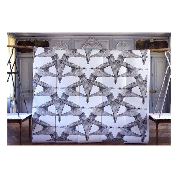 Birds 182x280 cm Wallpaper - 2 strips-product