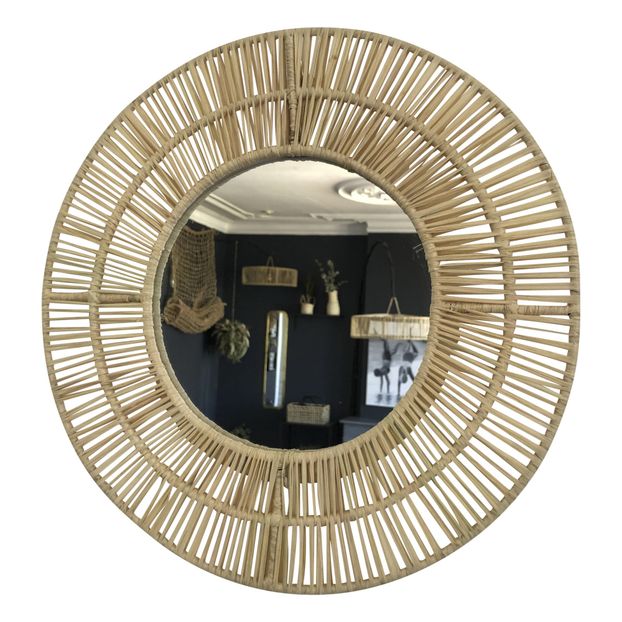 Espejo de raphia-product