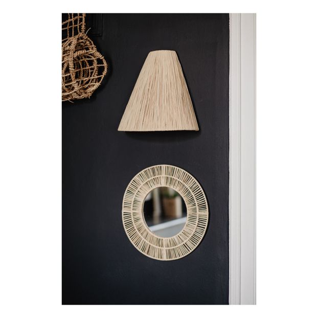 Raffia wall lamp-product