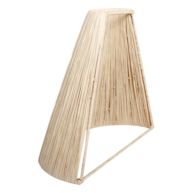Raffia wall lamp-product