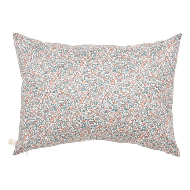 Love Liberty Print Embroidered Cushion - CSAO x Smallable-product