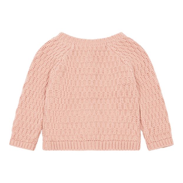 Waffled Cotton Merino Wool Cardigan-product