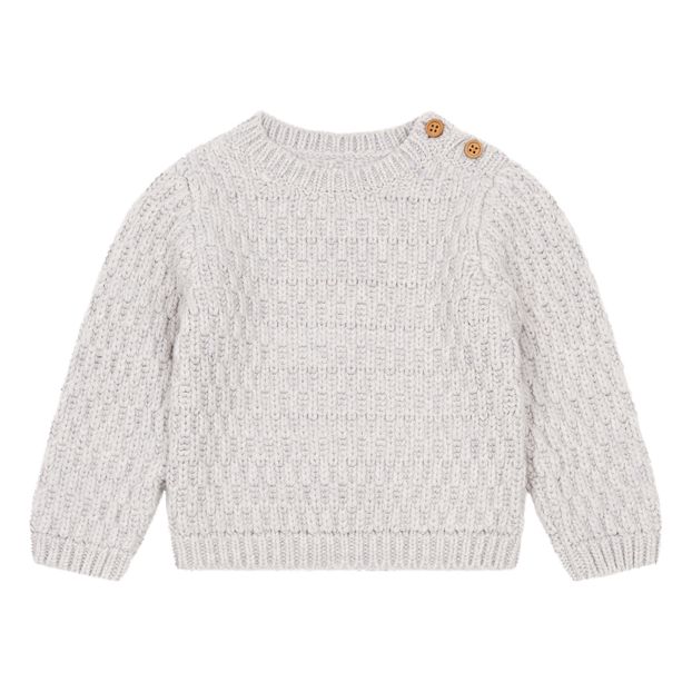 Waffled Cotton & Merino Wool Jumper-product