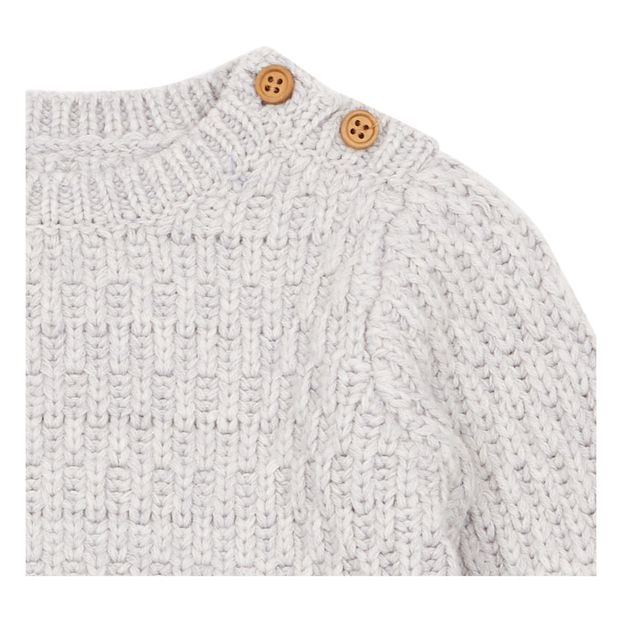 Waffled Cotton & Merino Wool Jumper-product