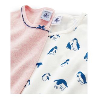 Petit Bateau T-Shirt Pingouini 2er-Pack-listing
