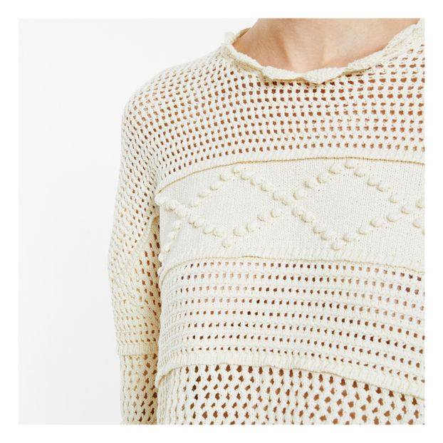Patched panel cropped jumper-product