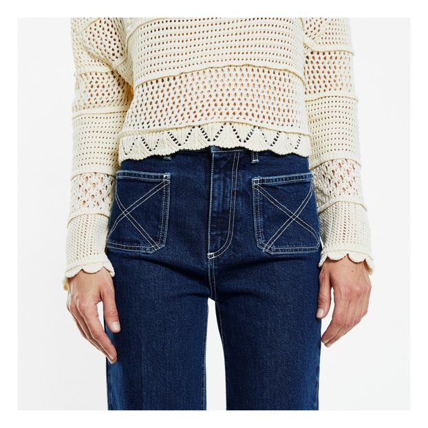 Wide leg cropped jeans-product