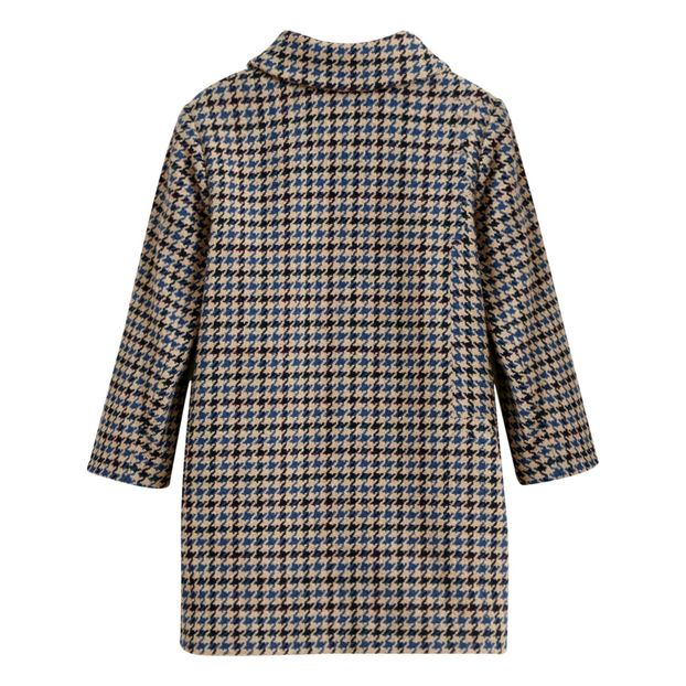 Manteau Laine Pied de Poule Fourré Craft-product