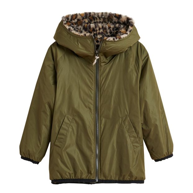 Parka Réversible Façon Fourrure Léopard Hush-product