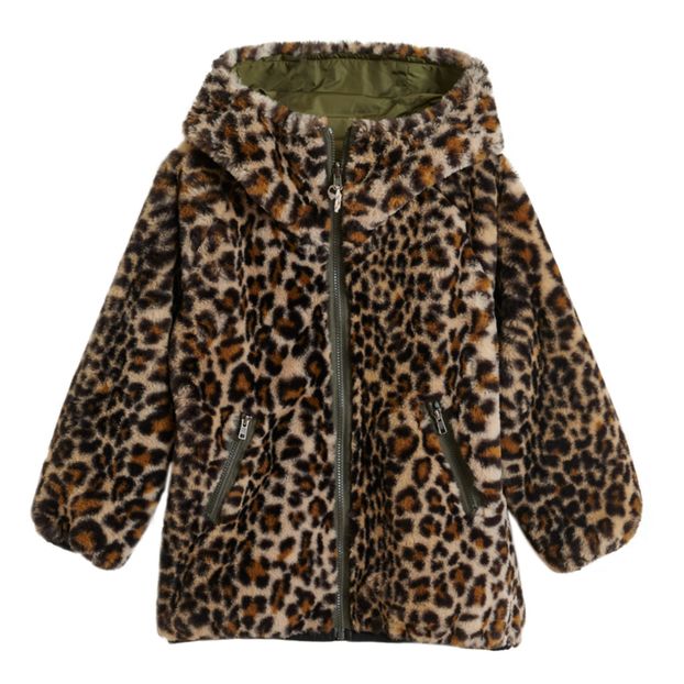 Parka Réversible Façon Fourrure Léopard Hush-product