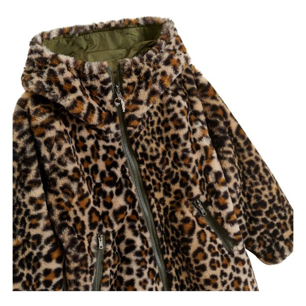 Hush Leopard Faux Fur Reversible Parka-product