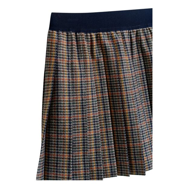 Ley Prince Wales Check Pleated Skirt-product