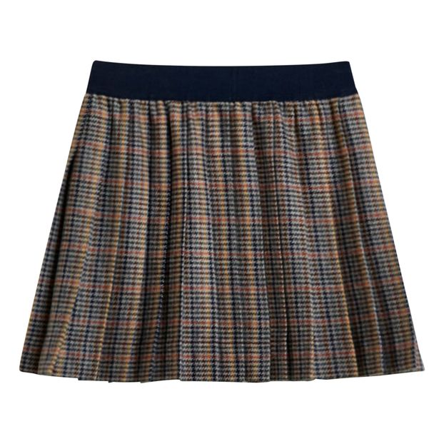 Ley Prince Wales Check Pleated Skirt-product