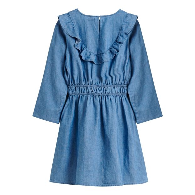 Vestido vaquero tejido suave Petal-product