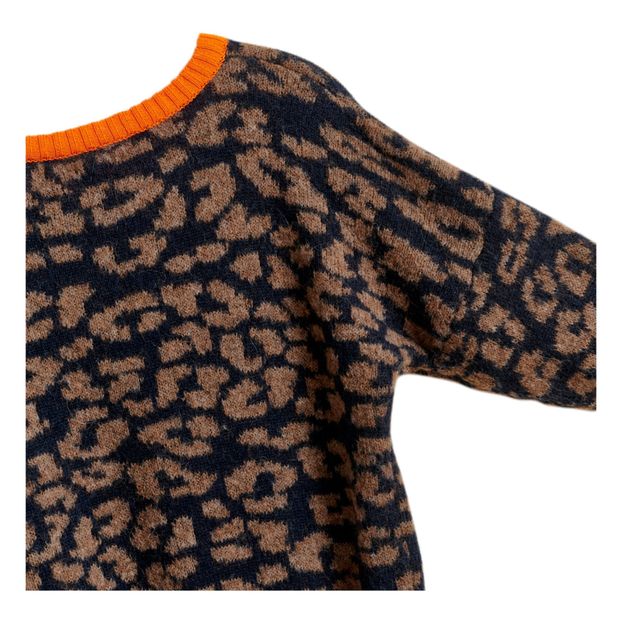Suéter de Lana Suave Leopardo Dasga-product