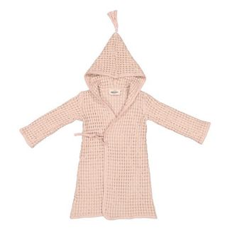 Moumout Peignoir enfant en gros nid d'abeille avec capuche-listing