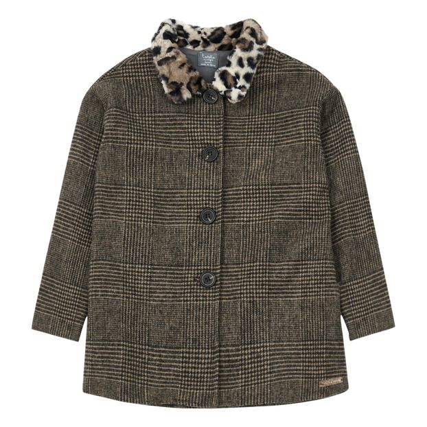 Manteau Col Façon Fourrure-product