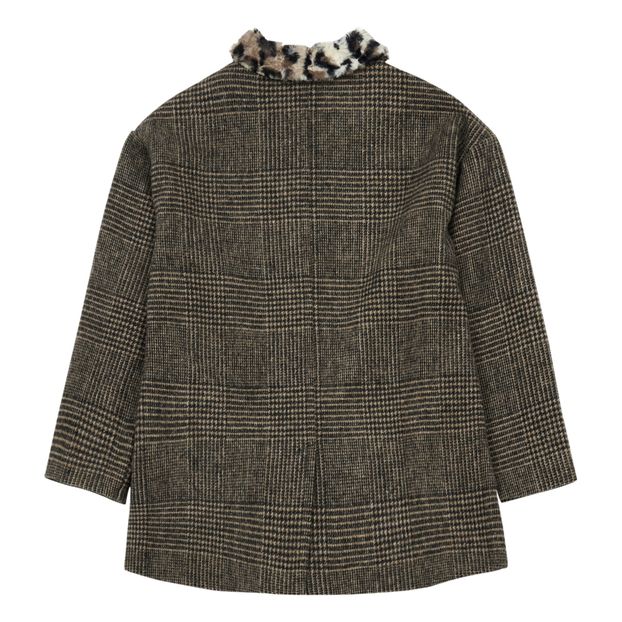 Manteau Col Façon Fourrure-product